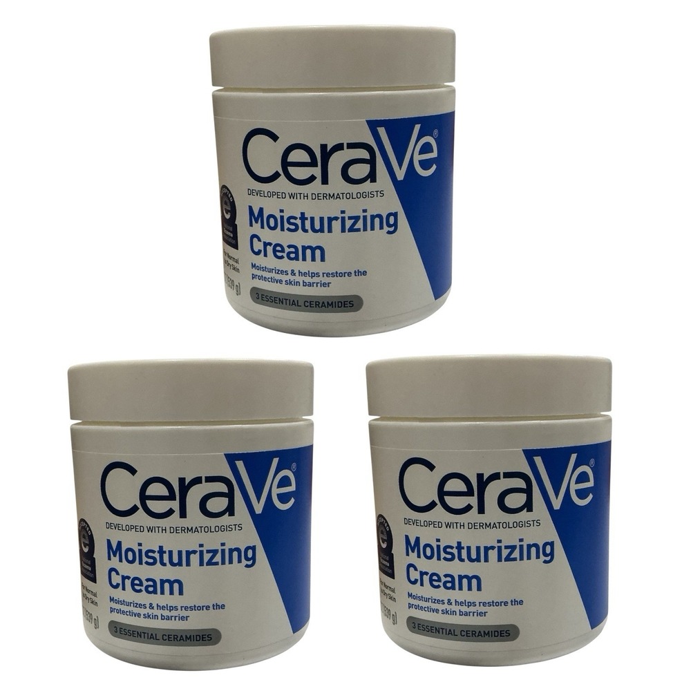 CeraVe - Moisturizing Cream (12 oz, 3 ct) - Face Body Skin Care